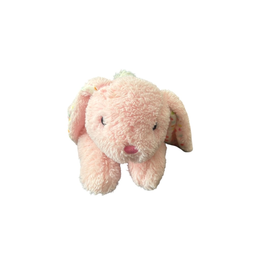 Dan Dee‎ Pink Bunny Rabbit Plush Stuffed Animal Polka Dot Ears Feet 13" Easter